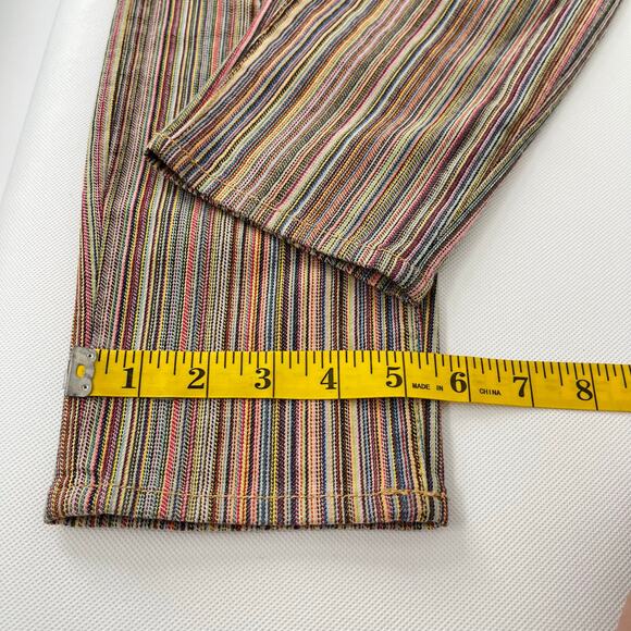 Mother The Looker Crop High Meadow Stripe Jeans Pants Striped Sz 27 - Picture 10 of 14